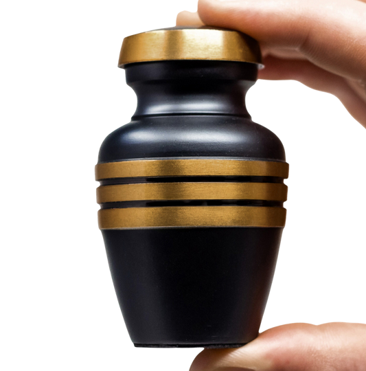Infinity Black Keepsake Urn